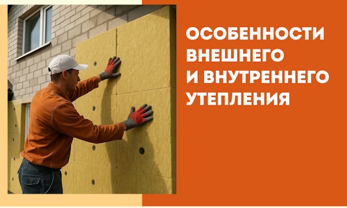 Какие особенности внешнего и внутреннего утепления в Курганинске