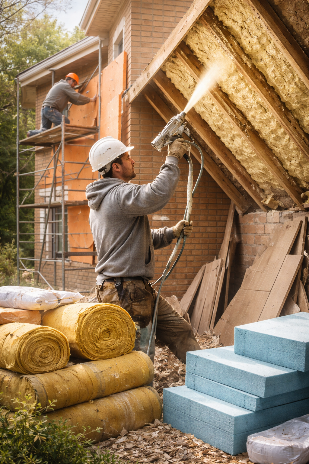 Утепление домов в Курганинске под ключ от 4368 руб/м2 | Профессионально — ТепломастерКгн
