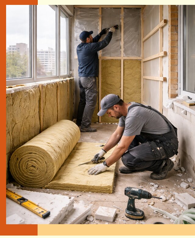 Утепление балкона под ключ в Курганинске качественно и быстро